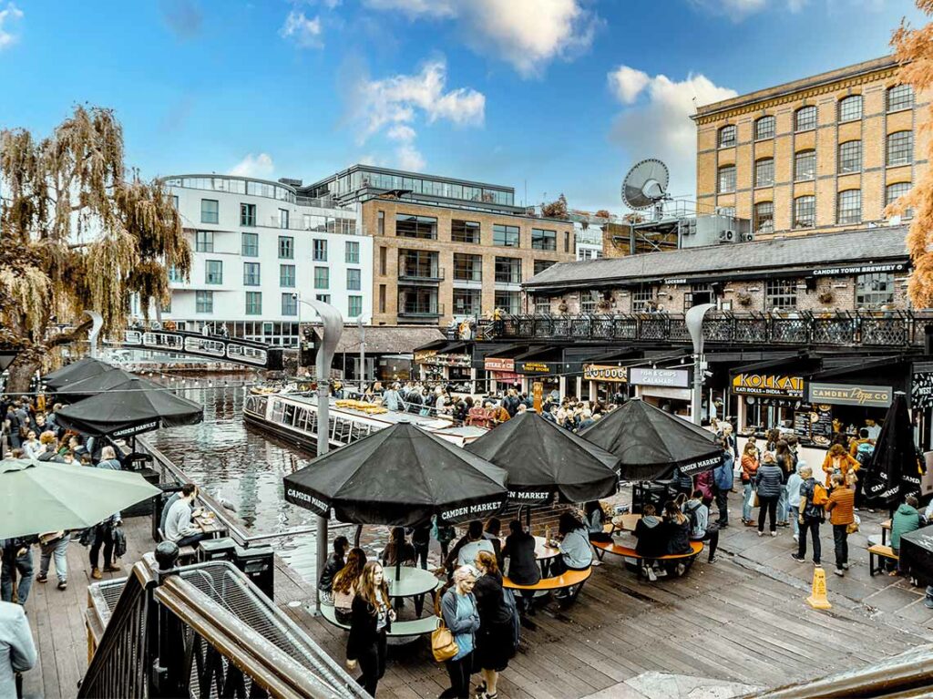 Camden Food Market tour, London