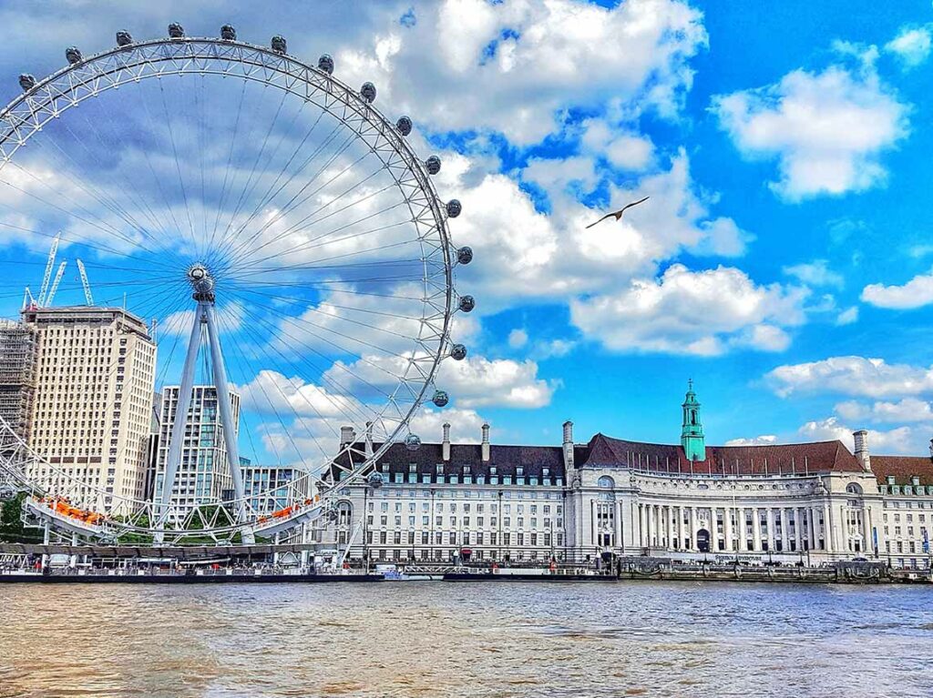 London Eye, on walking tour london