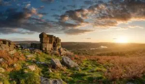 Leather Tor in Dartmoor National Park, England